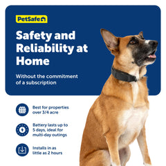 Entrenamiento seguro con tono, vibración y corrección estática suave PetSafe.
