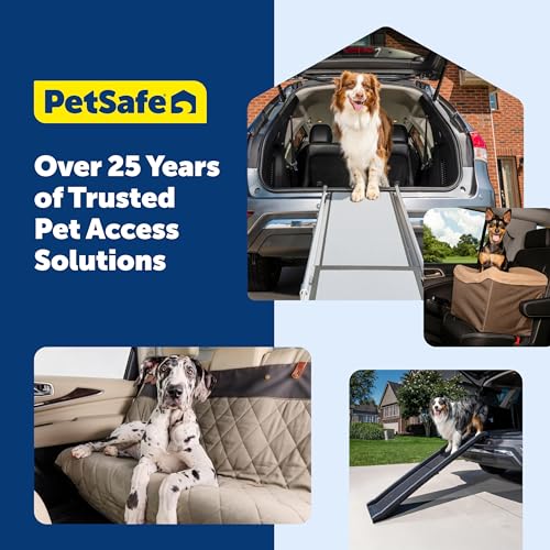 PetSafe Happy Ride Compact cierre seguro mantiene la rampa cerrada durante el traslado