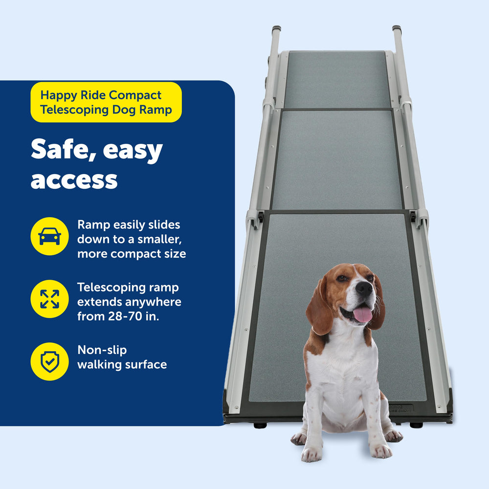 PetSafe Happy Ride Compact laterales, guía seguridad para la mascota