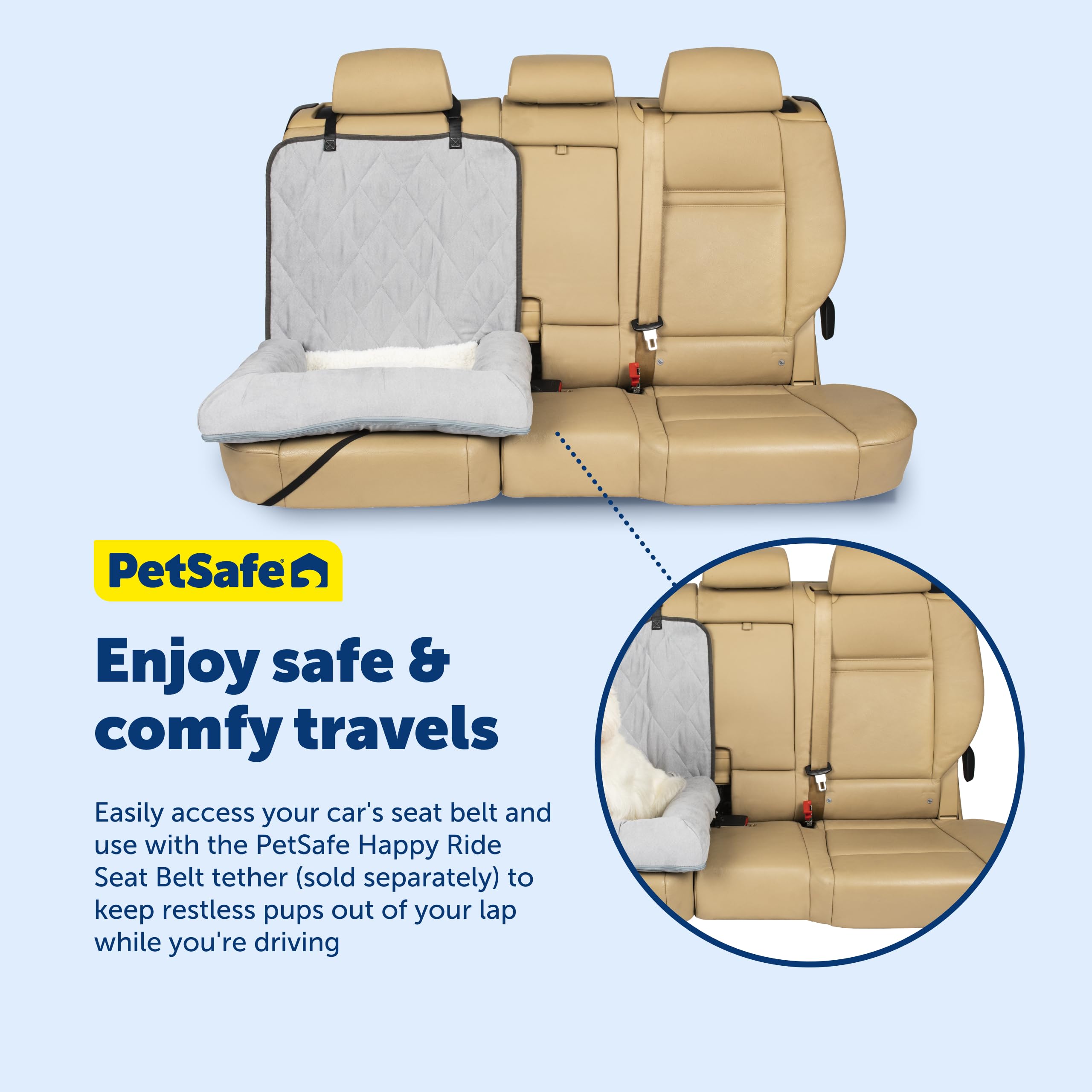 PetSafe Happy Ride cremallera-para-lavado facilita la limpieza tras la aventura.