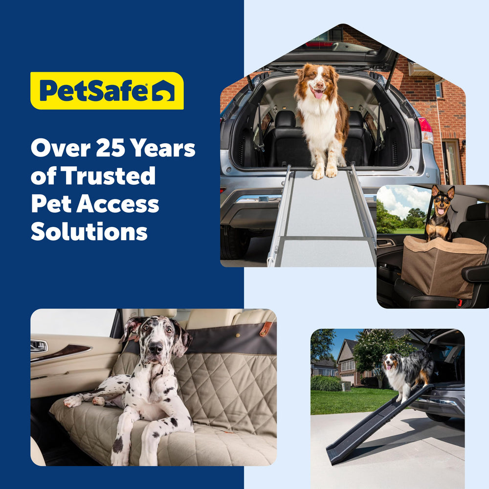 PetSafe Happy Ride tapiceria-suave para viajes más placenteros.