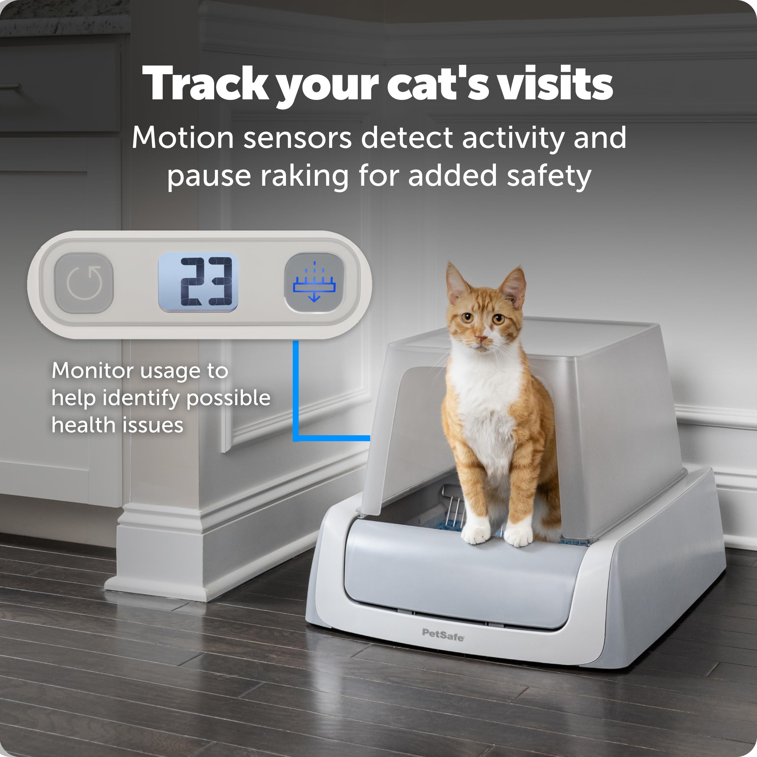 PetSafe Legacy ScoopFree Crystal Pro uso-diario, opción práctica para hogares ocupados.