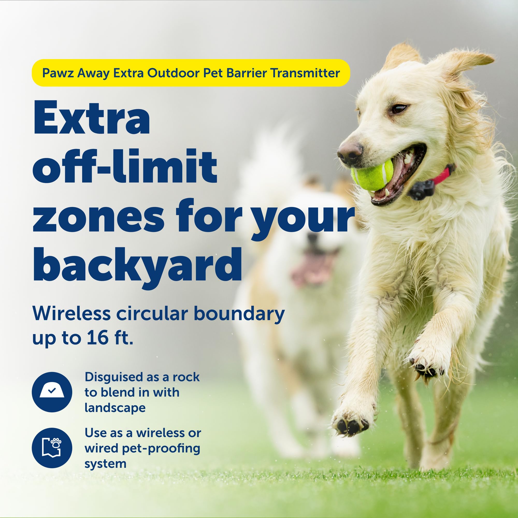 PetSafe Pawz Away alerta sonora y collar para disuasión suave