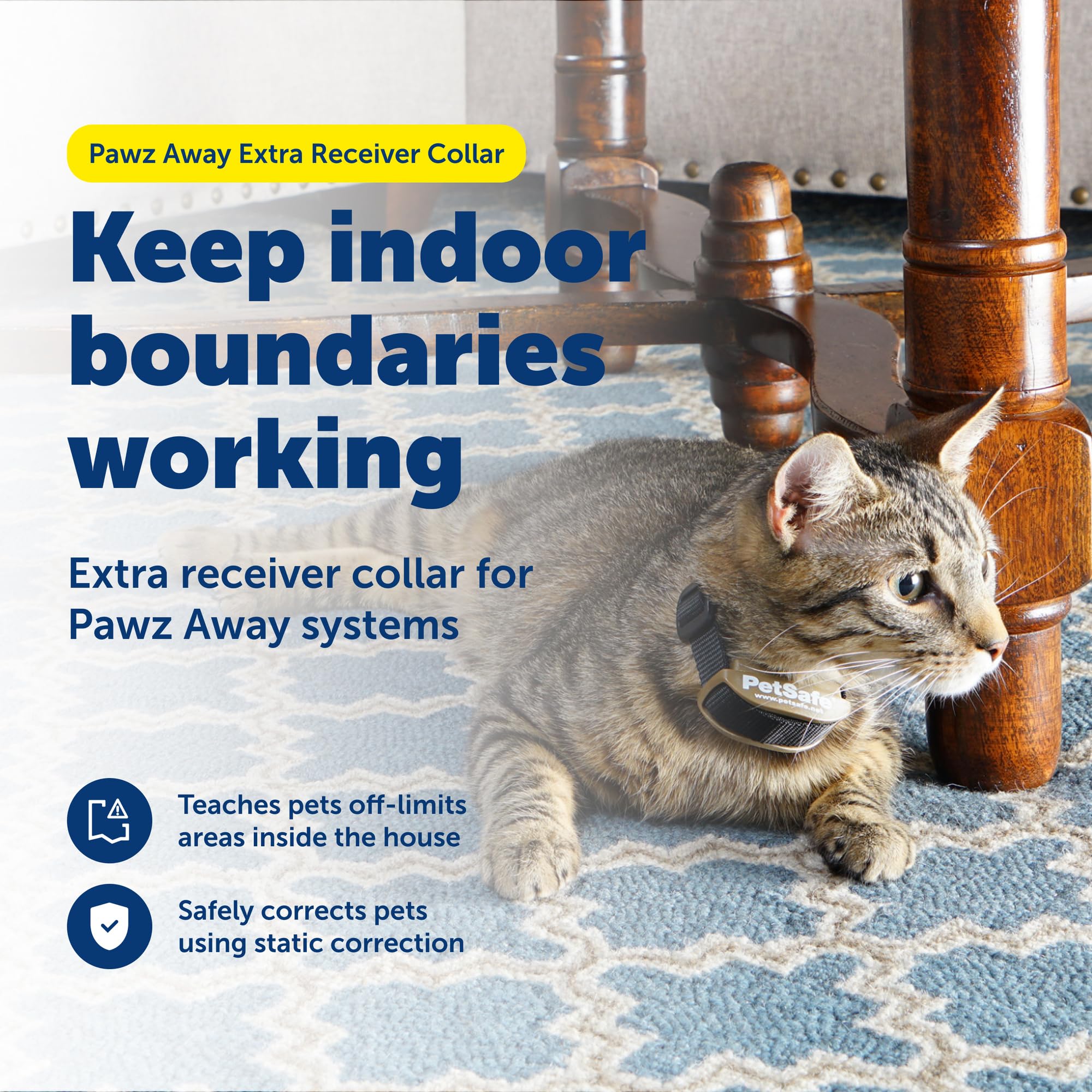 PetSafe Pawz Away transmisor piedra decorativa que se integra en el jardín para zonas seguras