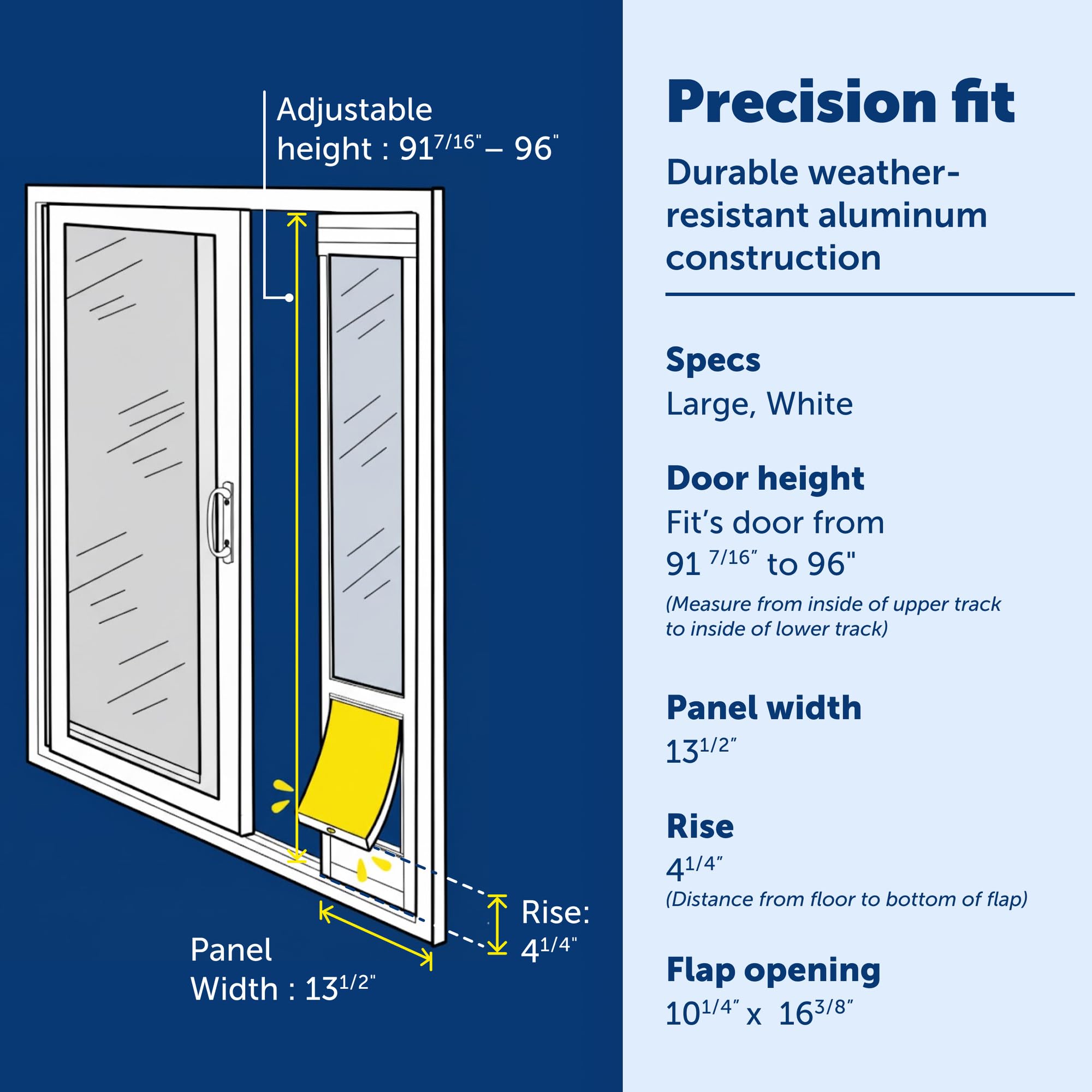 PetSafe puerta-mascota-vidrio-temperado detalle de seguridad y durabilidad.