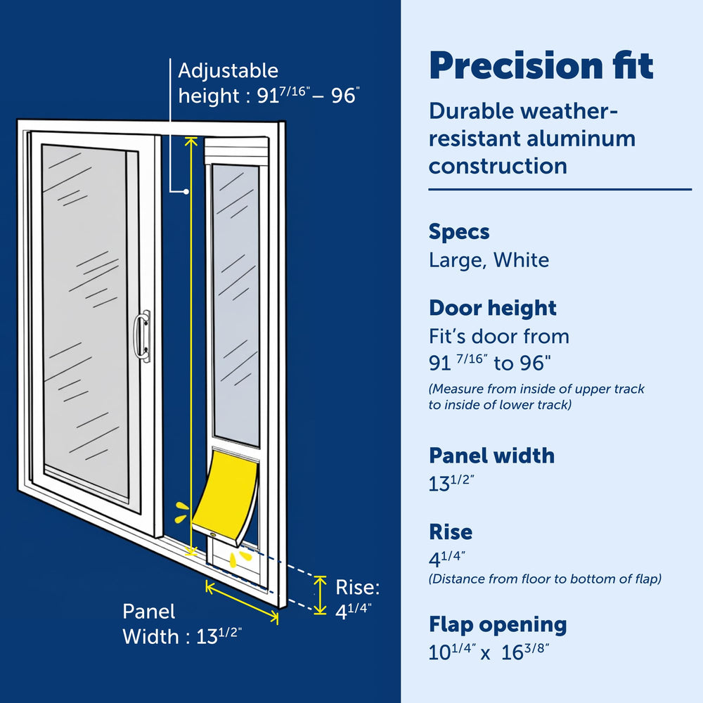 PetSafe puerta-mascota-vidrio-temperado detalle de seguridad y durabilidad.