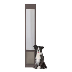 Puerta PetSafe para mascotas deslizante de vidrio bronce: acceso cómodo sin perforaciones