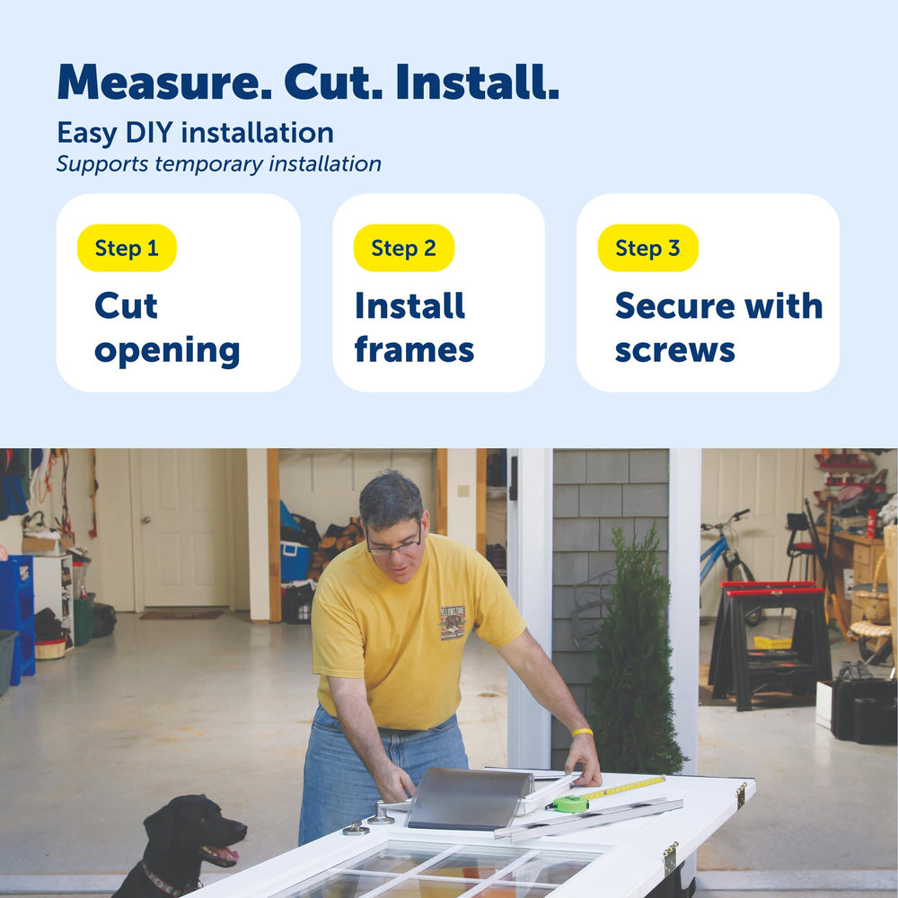 PetSafe panel deslizante bloqueable, tranquilidad para entradas y salidas.