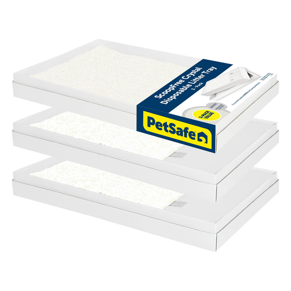 PetSafe ScoopFree Bandeja cristal desechable, lista para uso diario