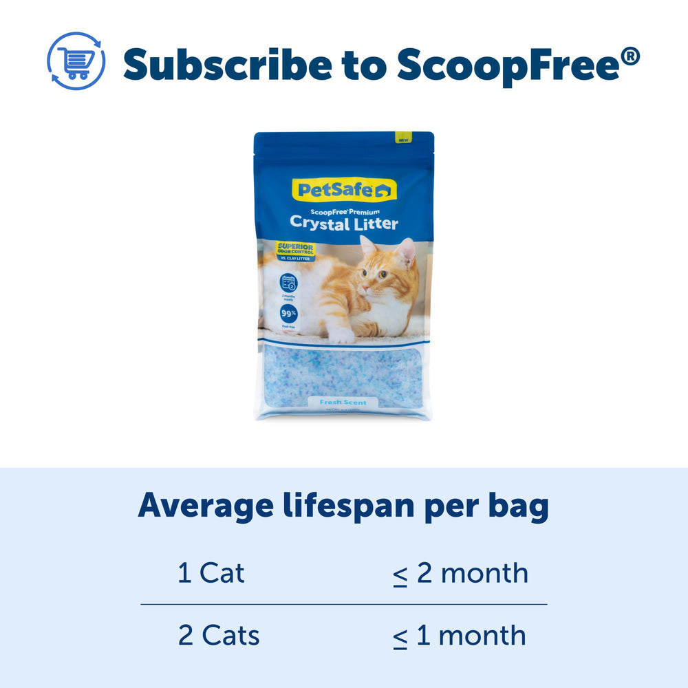 PetSafe ScoopFree Cristales ligeros para transportar y almacenar fácilmente.