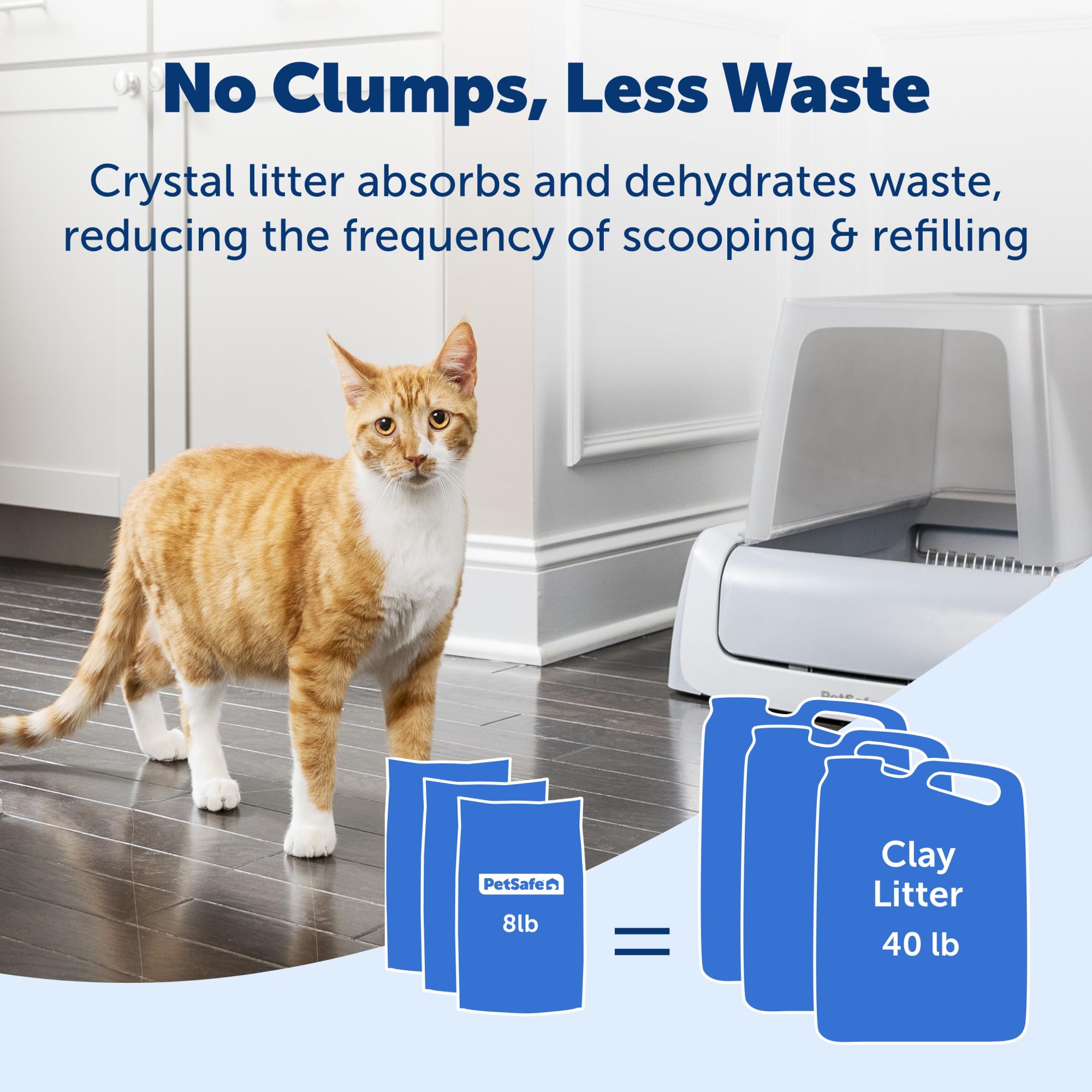 PetSafe ScoopFree Premium compatible con cajas tradicionales o sistemas auto-limpieza