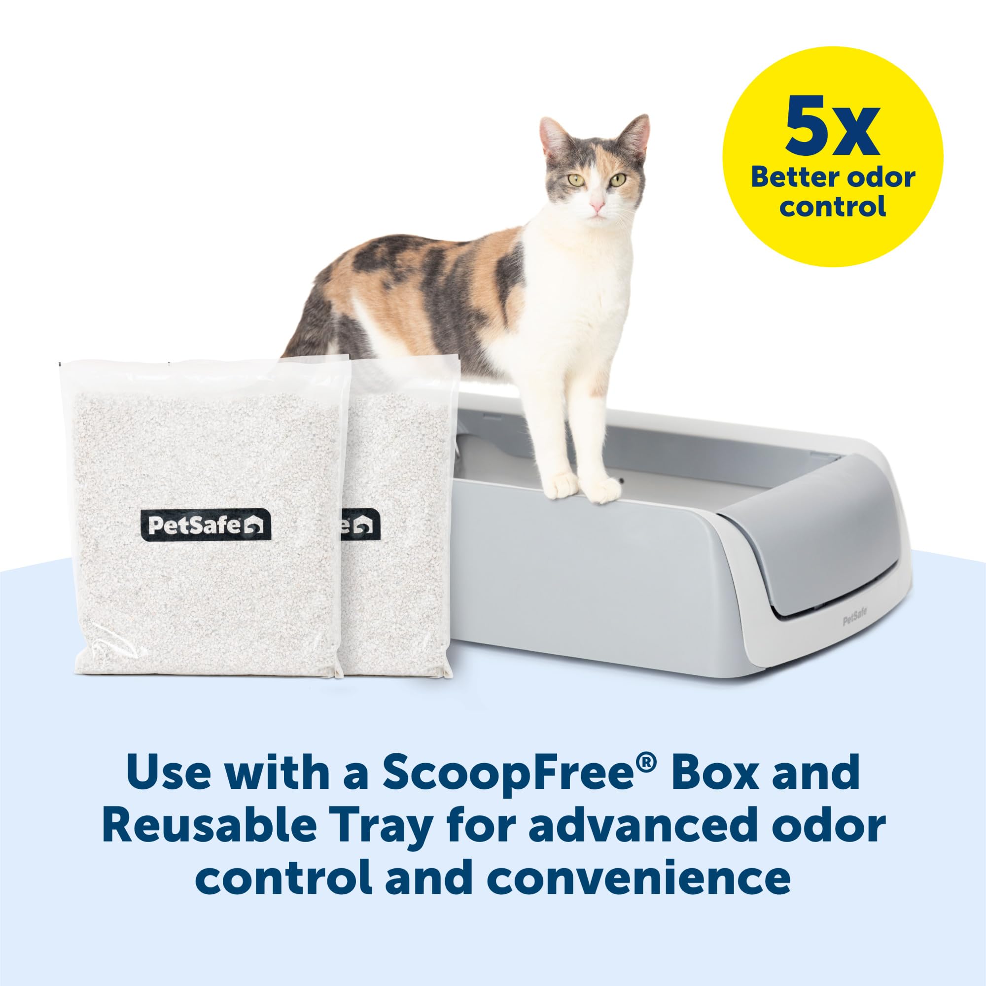 Petsafe ScoopFree, sin fragancia, ideal para hogares sensibles a perfumes.