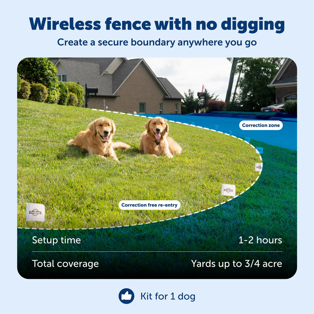 PetSafe Stay and Play: cobertura circular de 3/4 acre para áreas de juego al aire libre