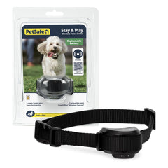 PetSafe Stay & Play collar receptor inalámbrico para perros, libertad controlada al aire libre.