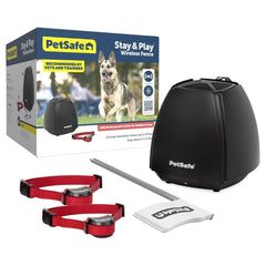 PetSafe Stay & Play Transmisor inalámbrico para delimitar zonas seguras sin cables.