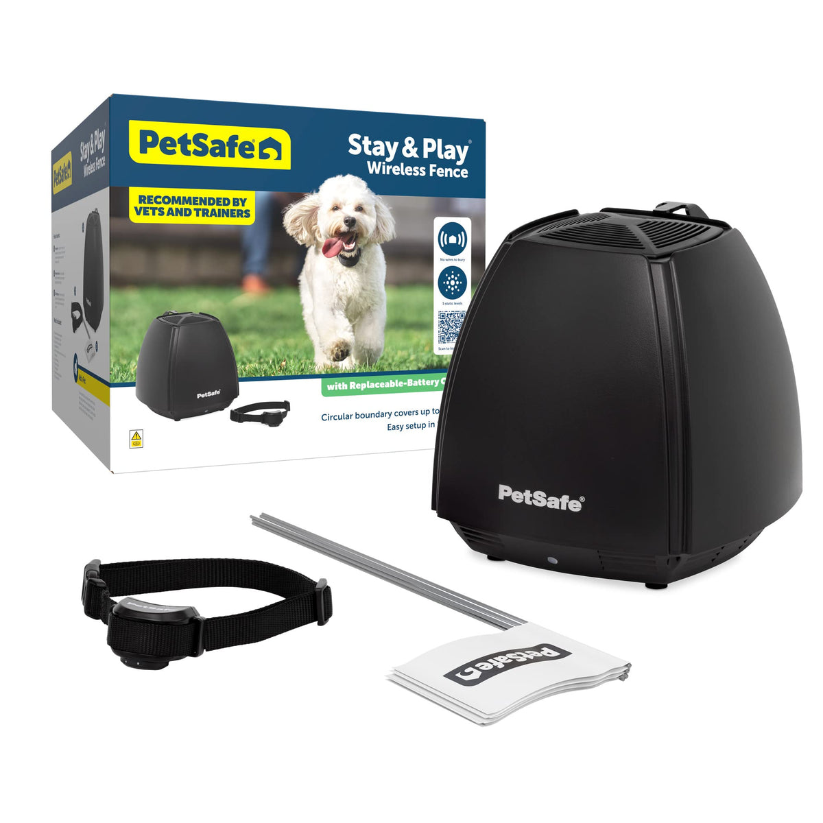 PetSafe transmisor de cerca inalámbrica para patios, instalación sin cables