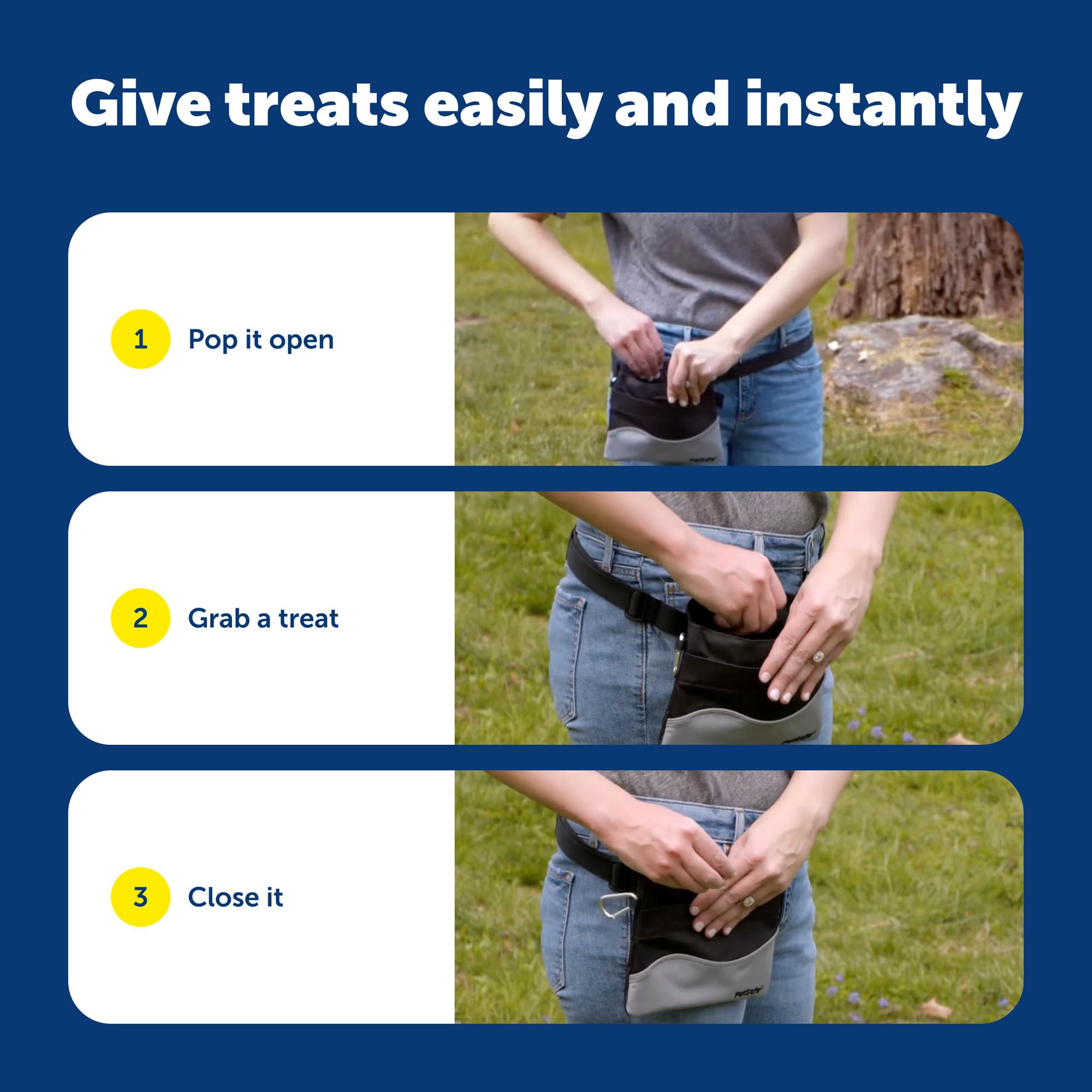 PetSafe Treat Pouch Sport lazos elásticos para sujetar accesorios de adiestramiento