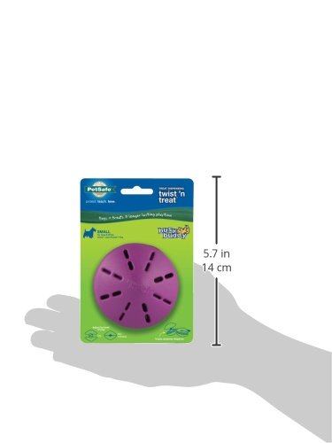 PetSafe Twist'n Treat: diseño duradero de goma para mordedores fuertes.