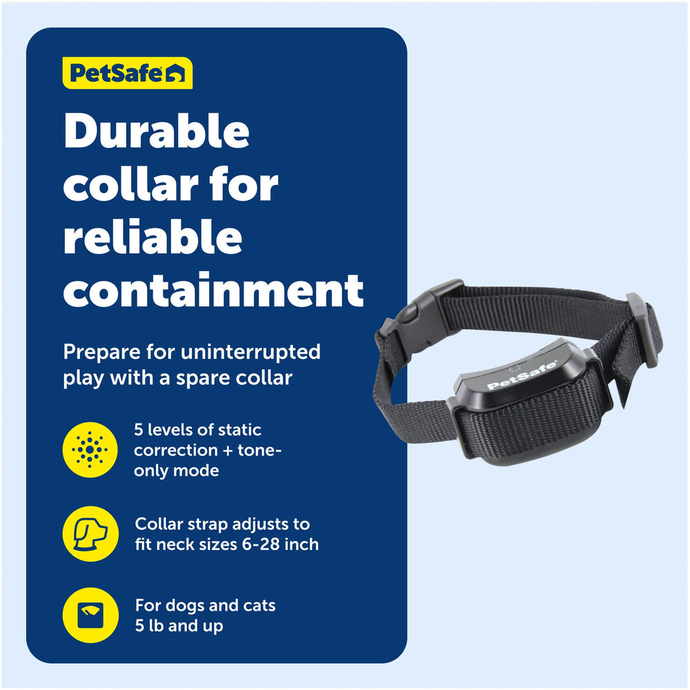 PetSafe YardMax collar en exteriores, ideal para uso al aire libre.