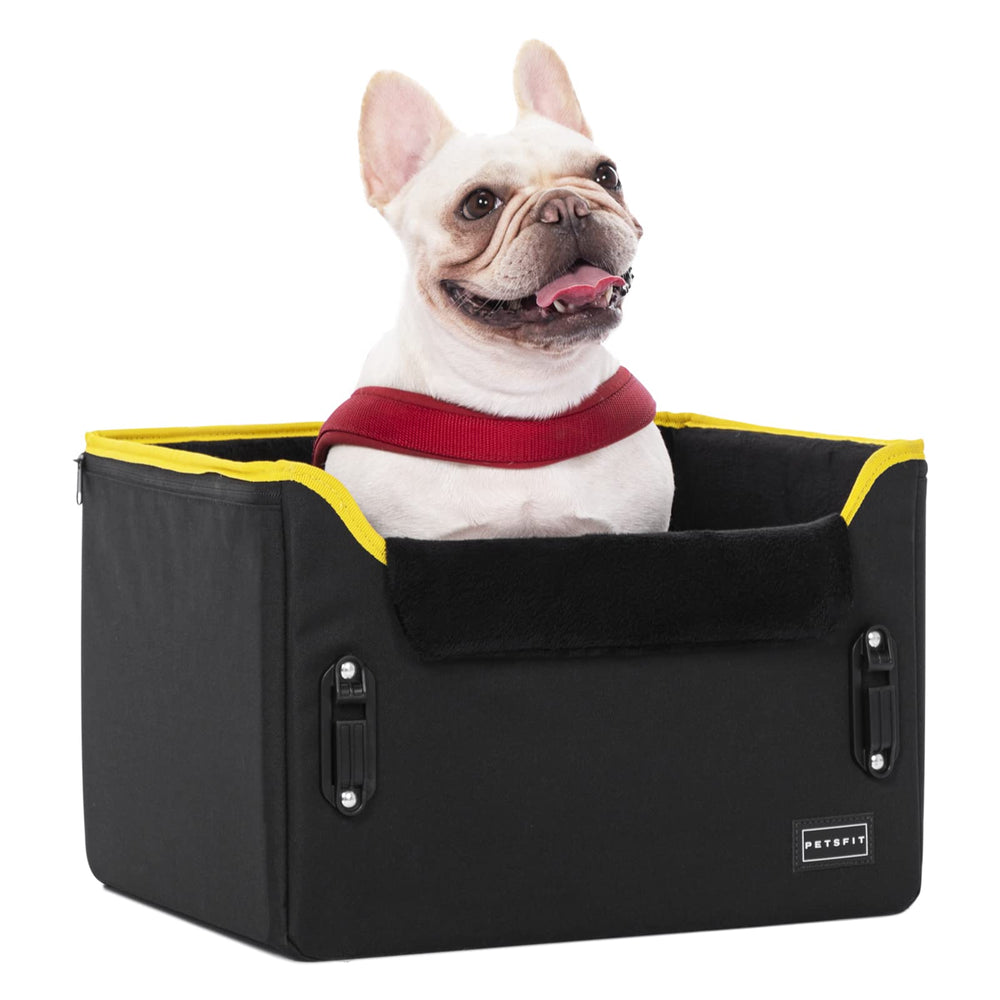 petsfit-cojin-acolchado-confort mejora el descanso del perro durante el viaje.