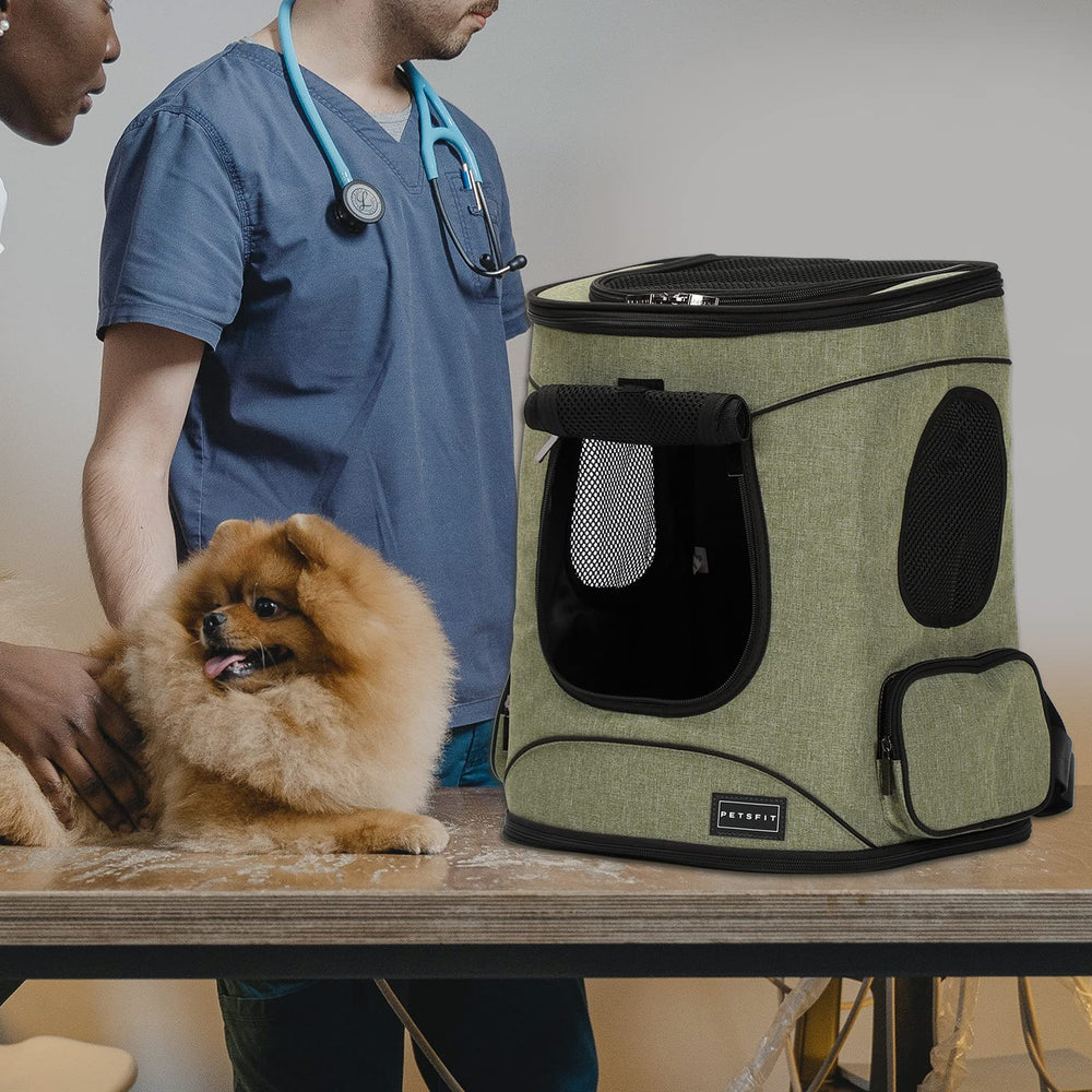 Petsfit bolsillos laterales para guardar comida y accesorios