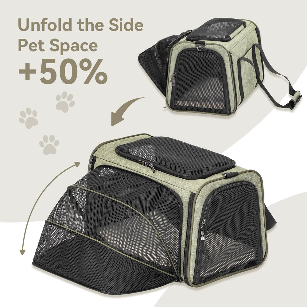 Petsfit portador con malla ventilada en dos caras para buena circulación de aire