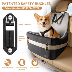 PETSFIT sistema de seguridad patentado mantiene al perro seguro durante el viaje