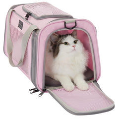 Petsfit transportín para gato aprobado por aerolíneas, cabe bajo el asiento para vuelos