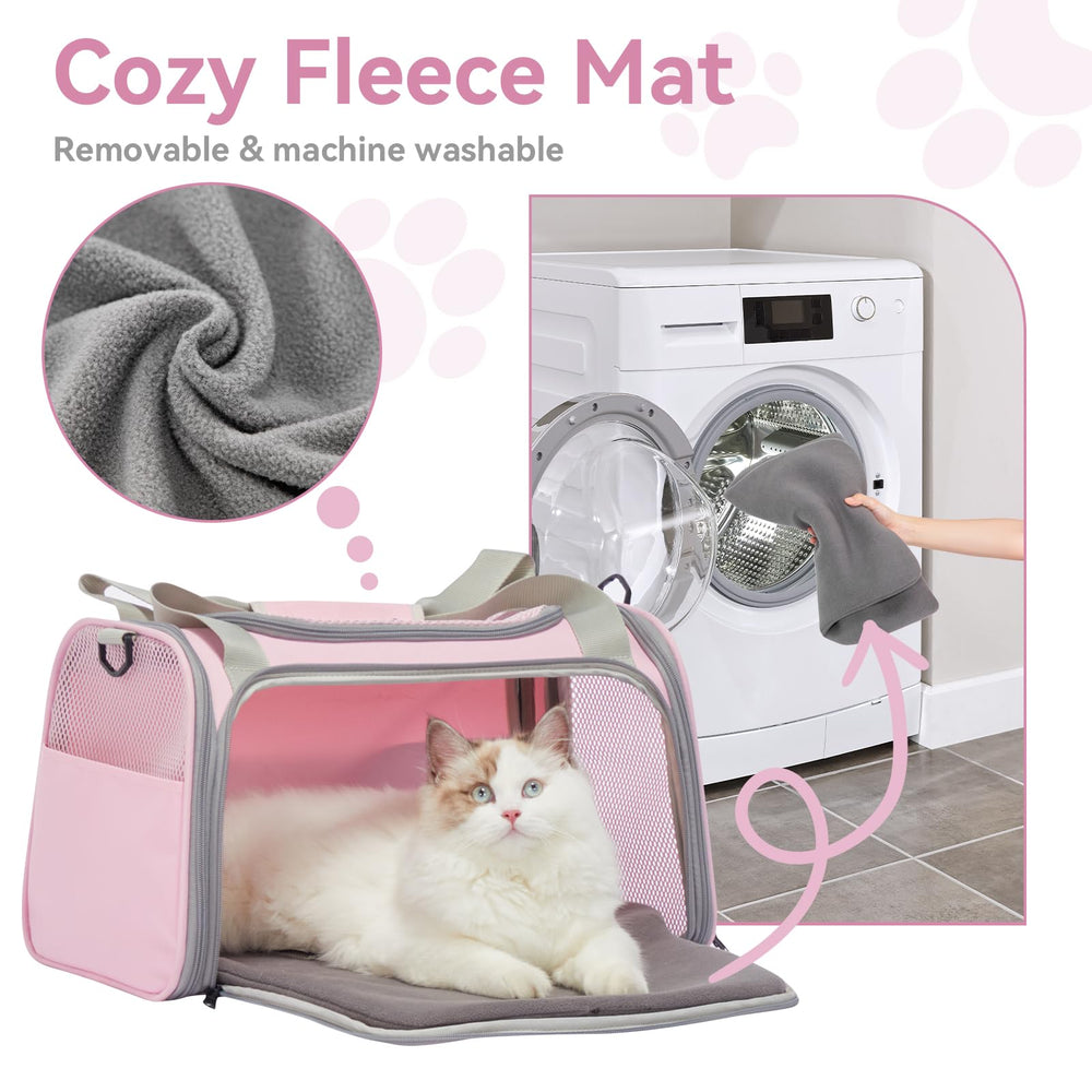 Petsfit transportín con manta lavable para confort y limpieza rápida