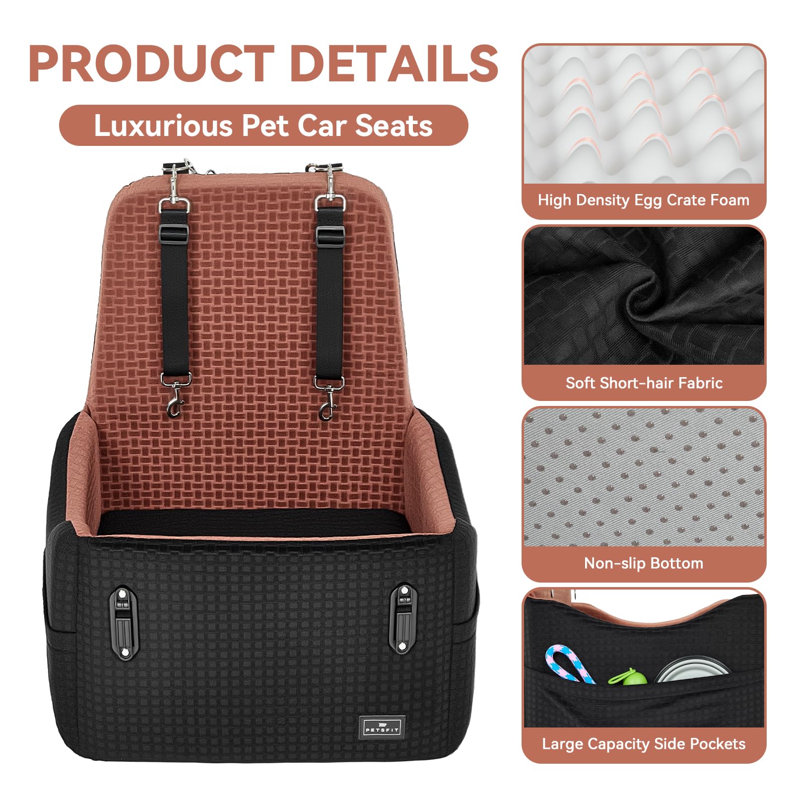 PETSFIT uso interior y coche aporta confort adicional