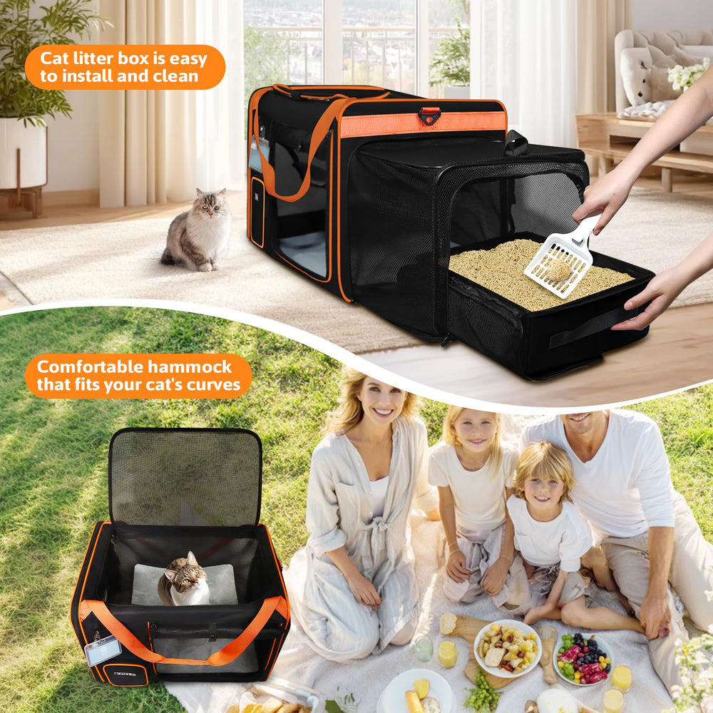 Petskd transportin gato con base lavable y plegable: limpieza rápida.