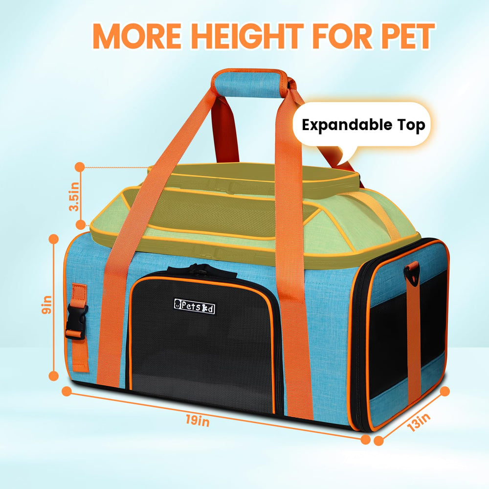 Petskd transportín expandible interior metálico estable.