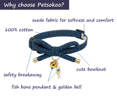 Collar PetSoKoo con cascabel para localizar al gato durante juegos.