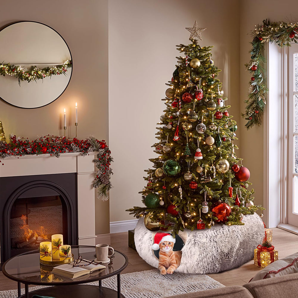 PETSTA túnel-gato-para-arbol-navidad: protege la decoración y crea diversión.