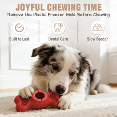 PETSWEET Dispensador de premios congelados para mantener al perro entretenido.