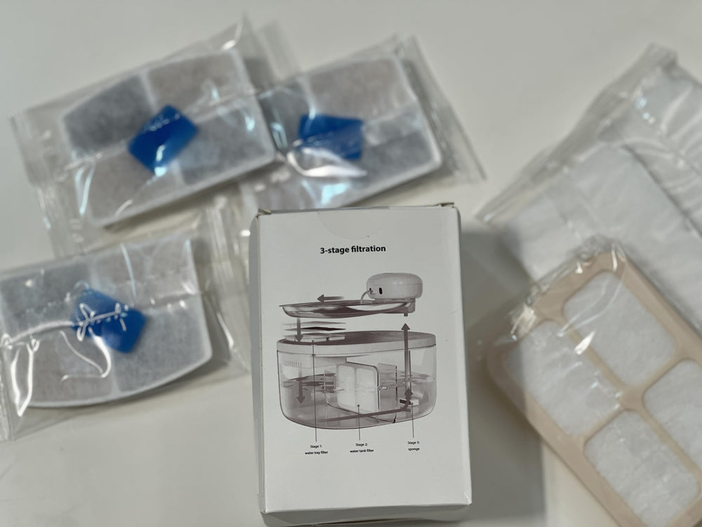 PetTop filtro de bandeja de agua, captura pelos y partículas para agua fresca.