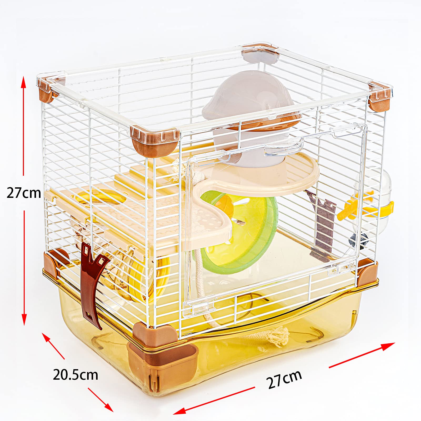 PETZHUBO jaula con espacio amplio y ventilación para exploración cómoda