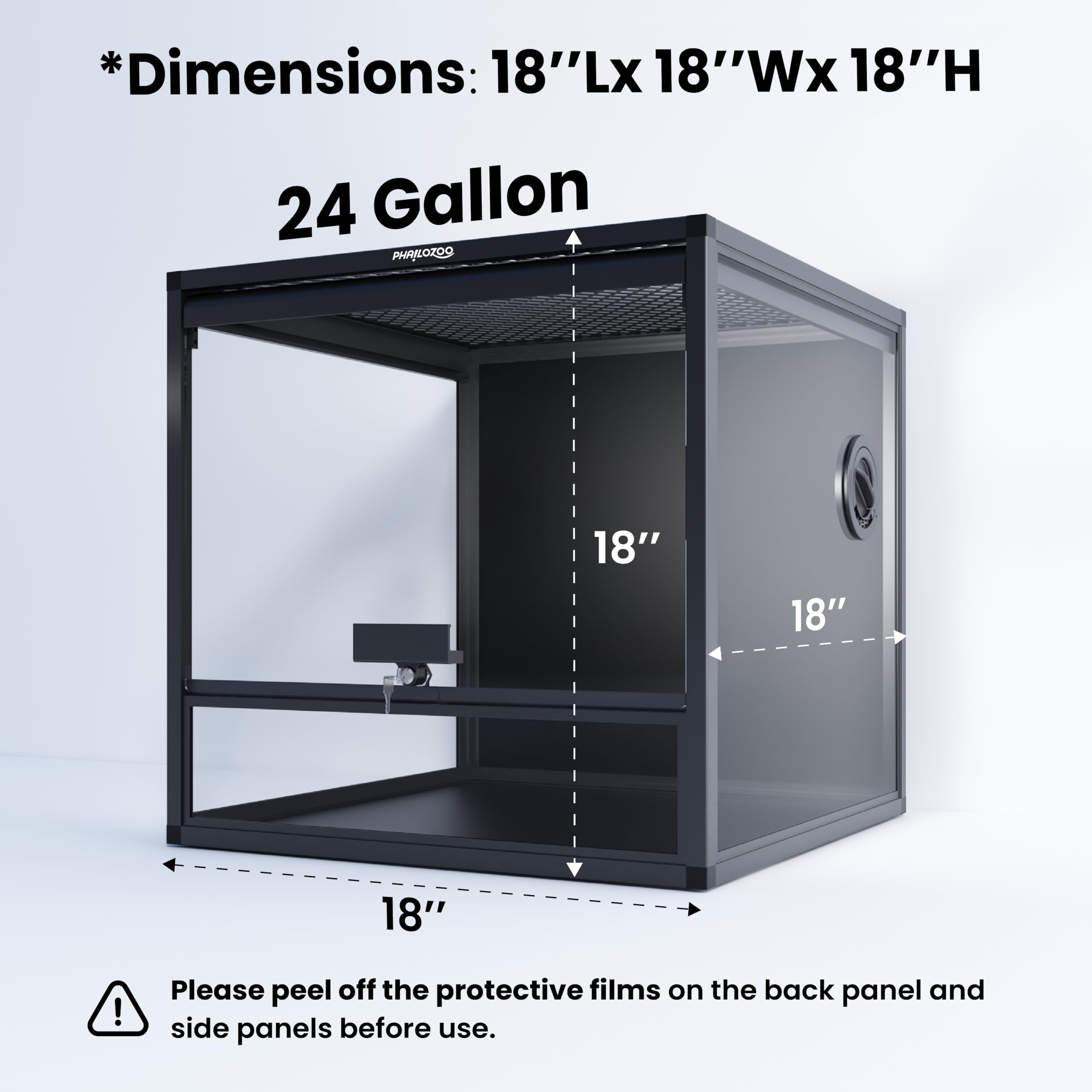 Phailozoo MagicCube, vidrio templado para mayor durabilidad y claridad
