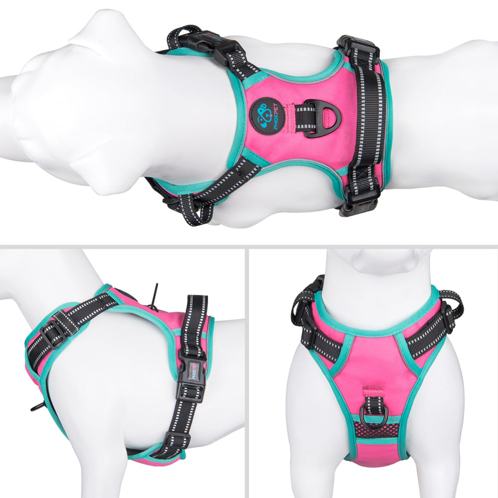 PHOEPET arnés ajustable con reflectante para visibilidad nocturna