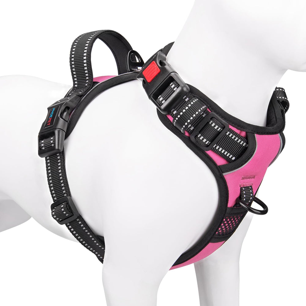 PHOEPET arnés perro frontal con clip reflectante para mayor visibilidad nocturna