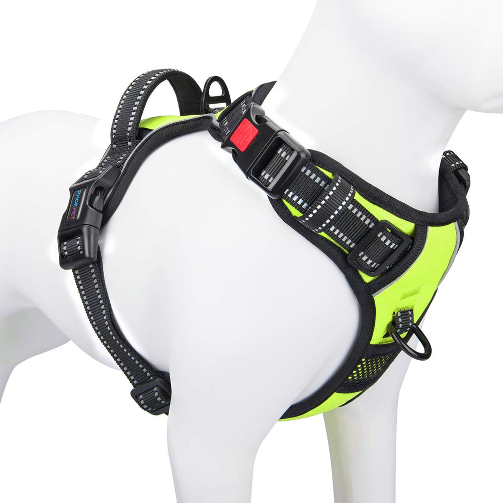 PHOEPET arnés reflectante para perros grandes mejora visibilidad nocturna