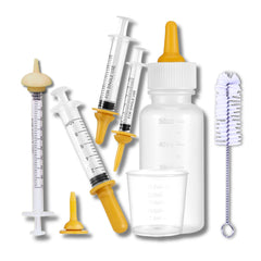 PHONGLEO kit de alimentación para mascotas recién nacidas con biberón de 50 ml