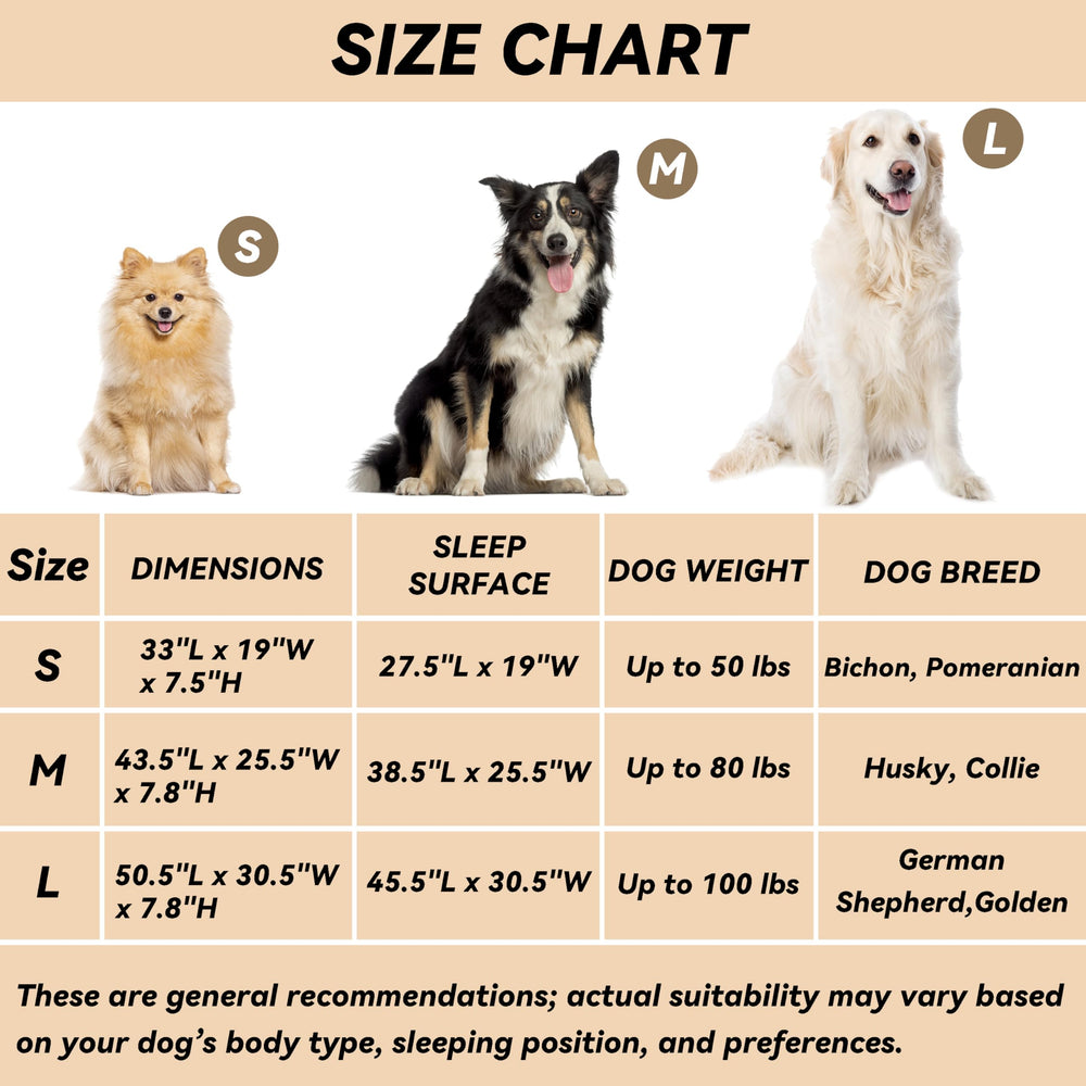 PHYEX cama elevada para mascotas de tamaño medio hasta 80 libras