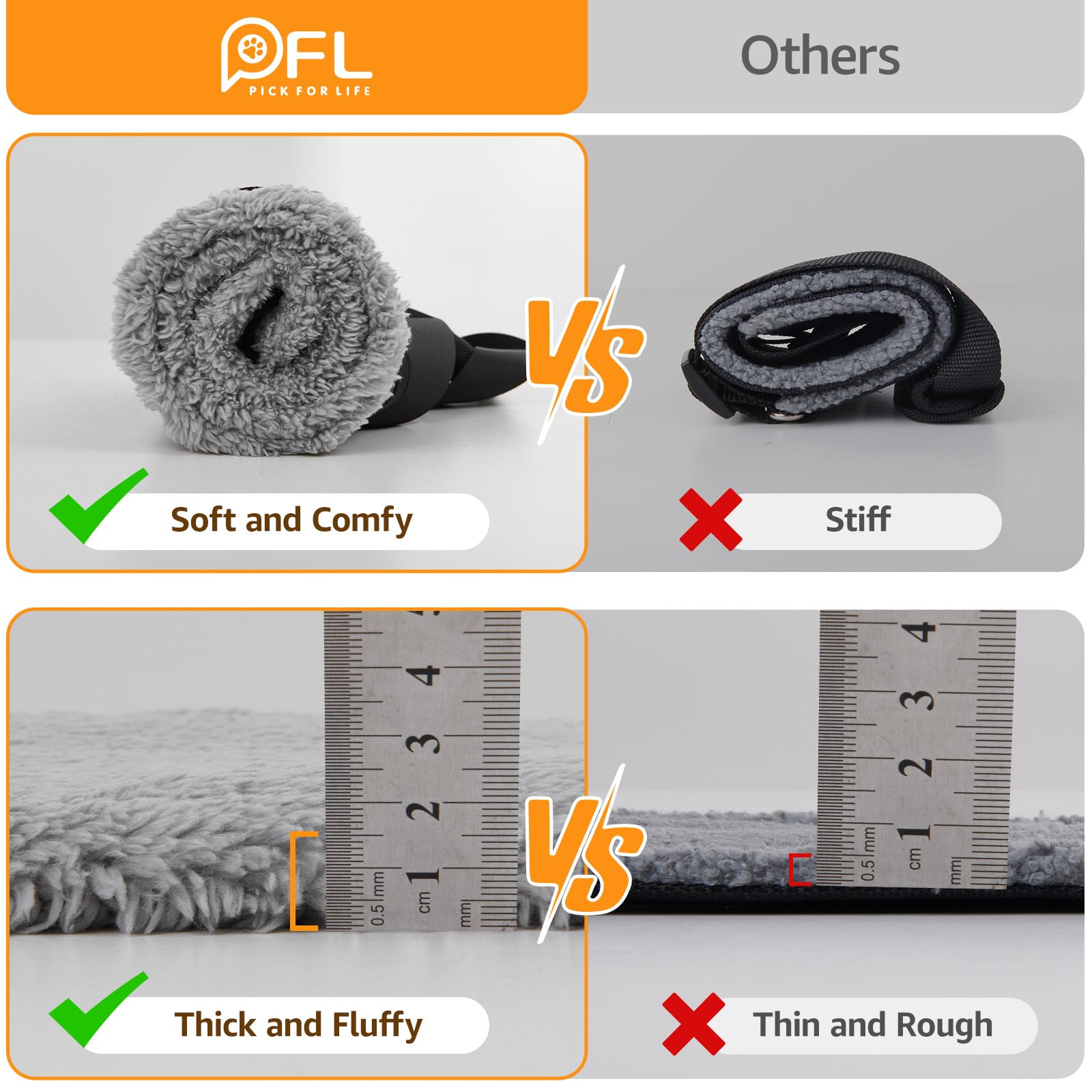 PICK FOR LIFE forro-interior-felpado-sintetico ofrece confort y reduce rozaduras