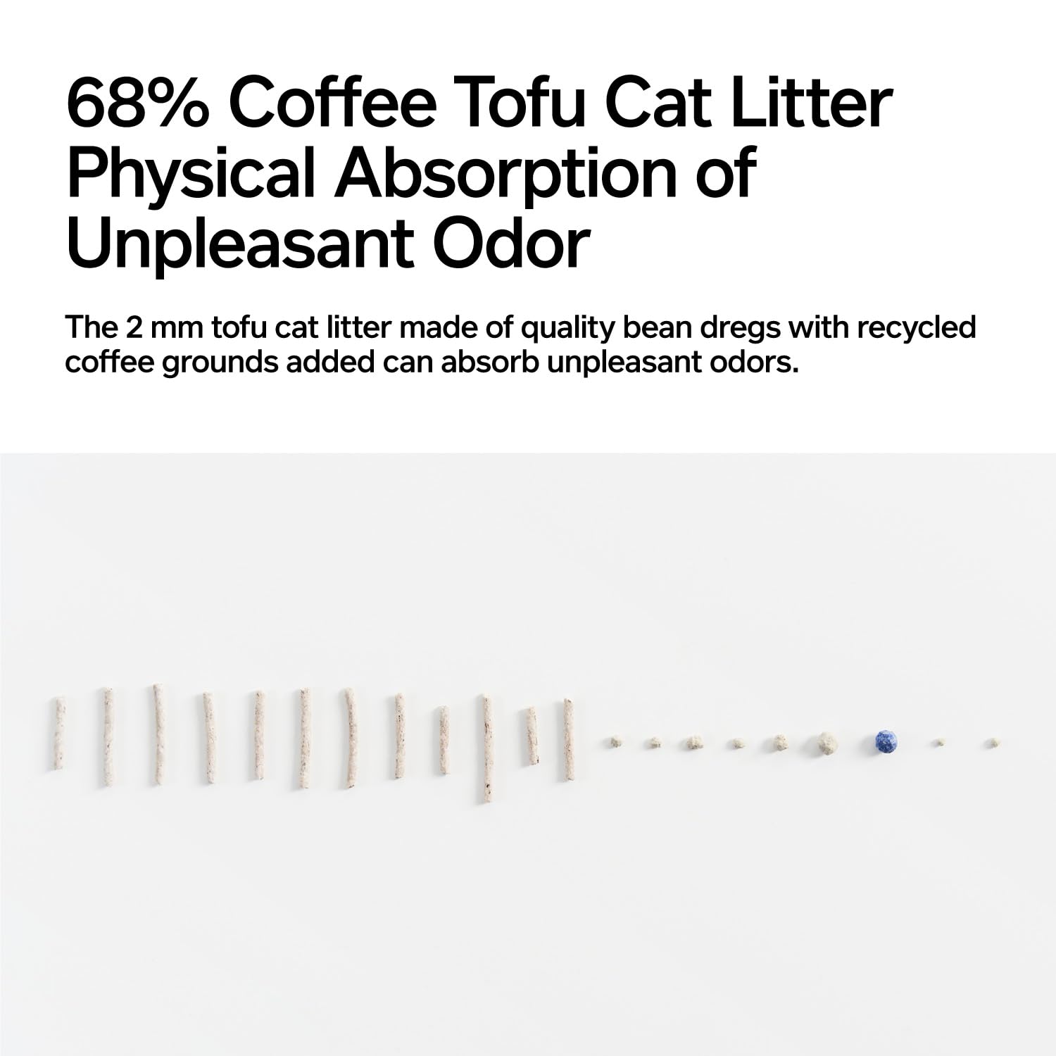 pidan arena tofu gatos cafe reciclado libre de polvo: limpieza más limpia