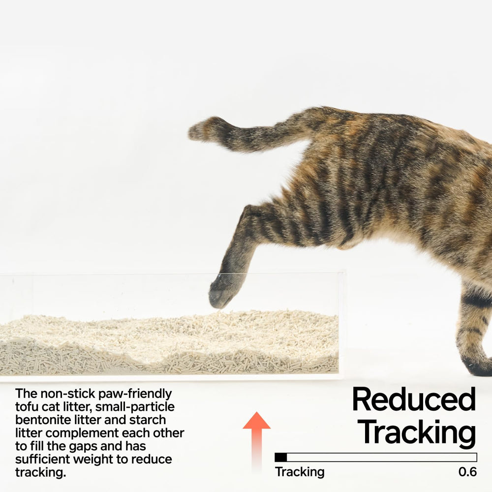Pidan Mix Cat Litter: absorbencia cinco veces para mayor control de humedad.