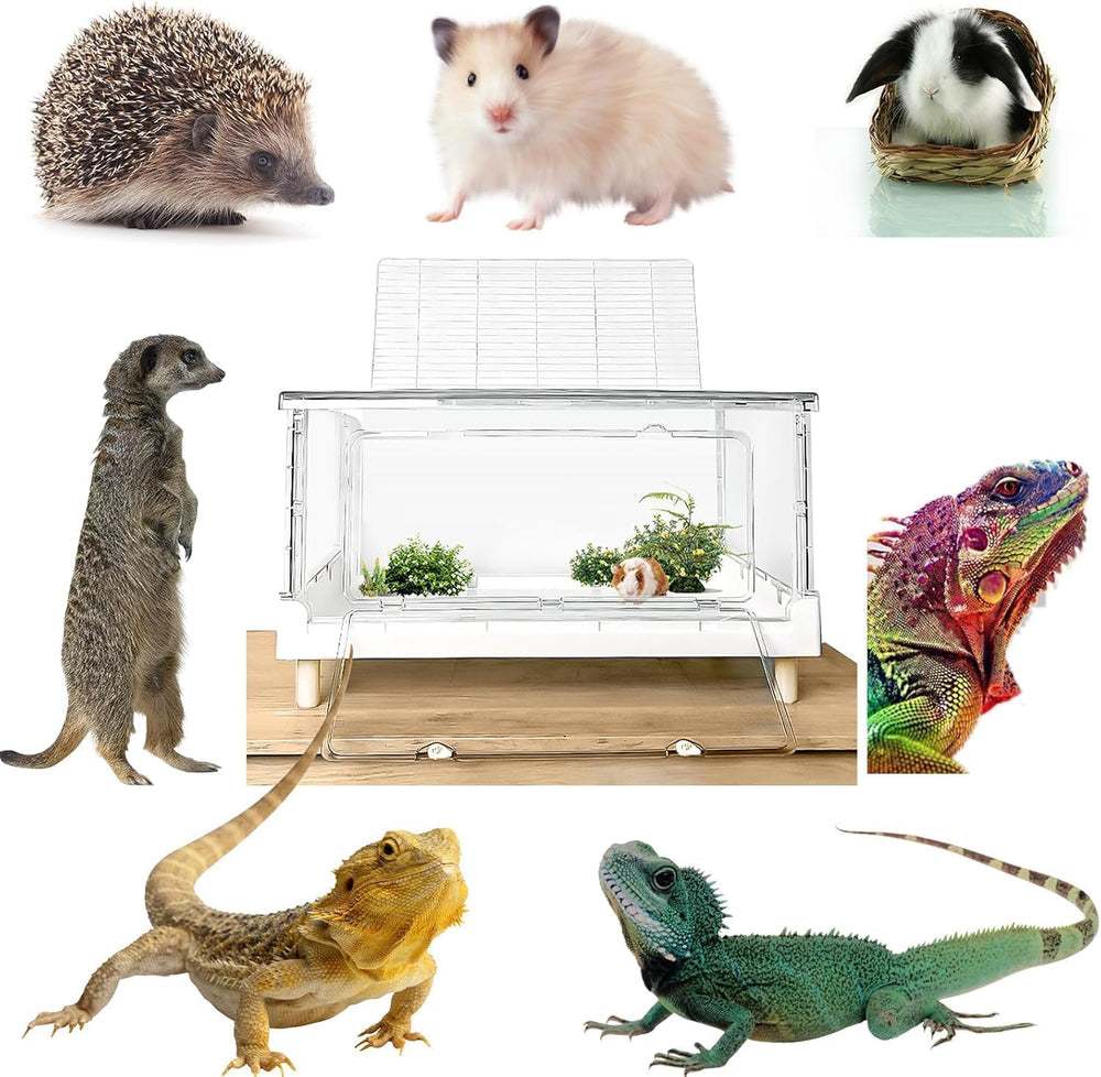 PIDINUK jaula hamster tapa superior permite alimentación y limpieza