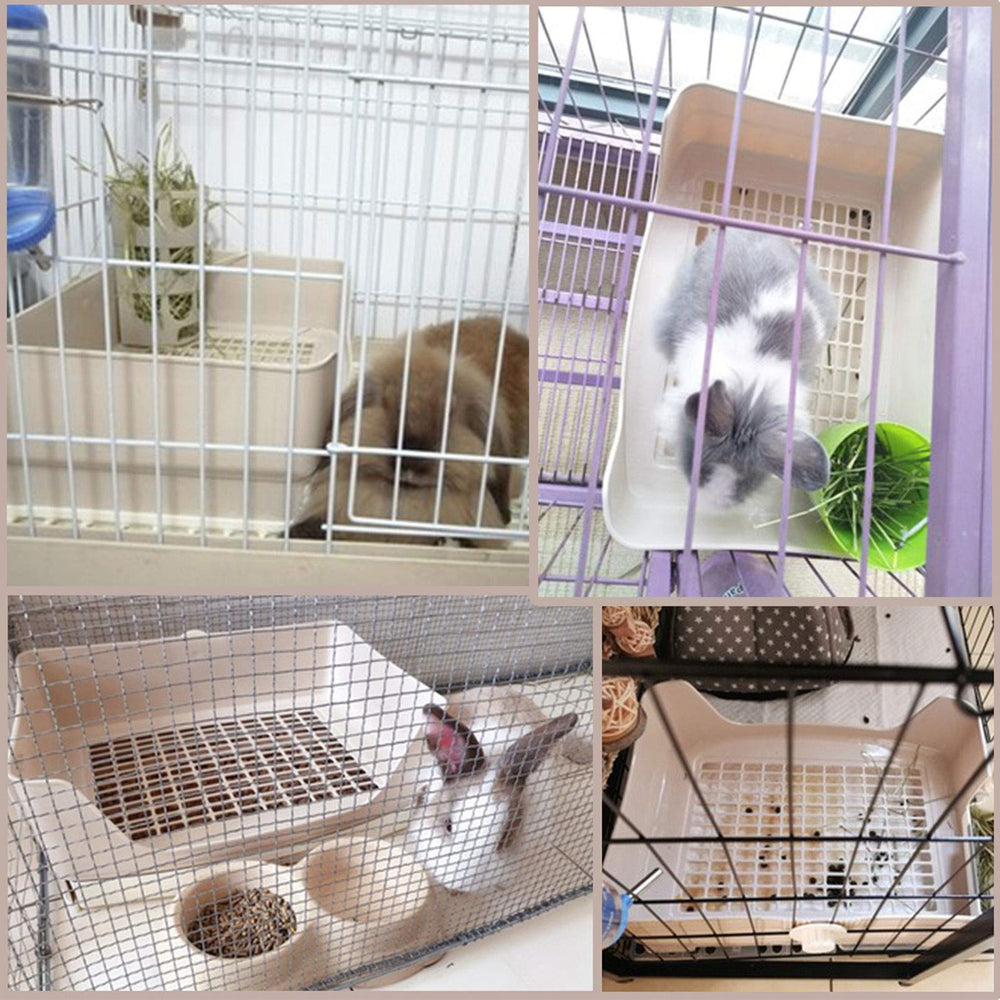PINVNBY acceso-bajo caja-latrina, entrada suave para mascotas pequeñas.