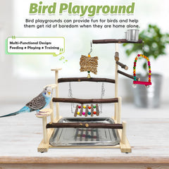 PINVNBY columpio para aves mejora la interacción y el ejercicio.
