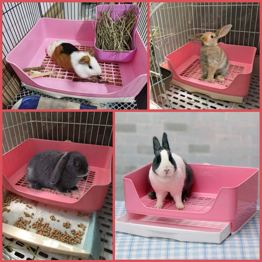 PINVNBY caja-latrina desmontable con bandeja, limpieza rápida